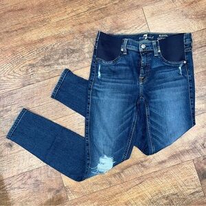 7 For All Mankind Maternity Skinny Jeans